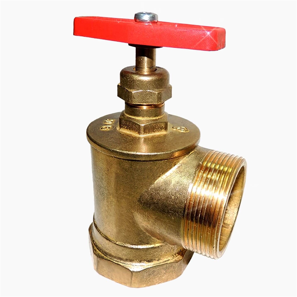 Клапан пожарный латунь угловой 90° DN50 PN16 ВР/НР (класс гермет. А) т cт000018828