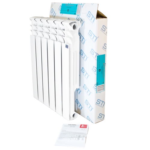 Алюминиевый радиатор STI Classic 500/80 6 сек. т т0000001031