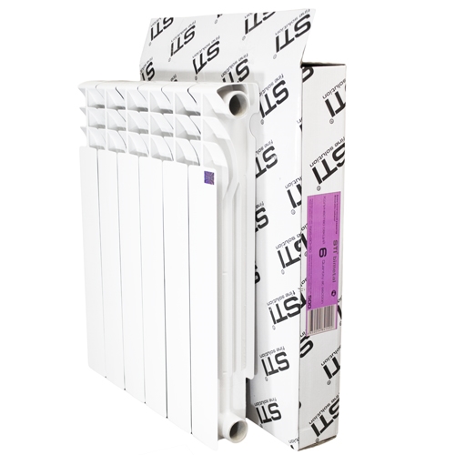 Биметаллический радиатор STI Bimetal 500/80 6 сек. т т0000001036