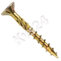 Саморез конструкционный по дереву потай желтый цинк (500 шт) 3 х 20 108285