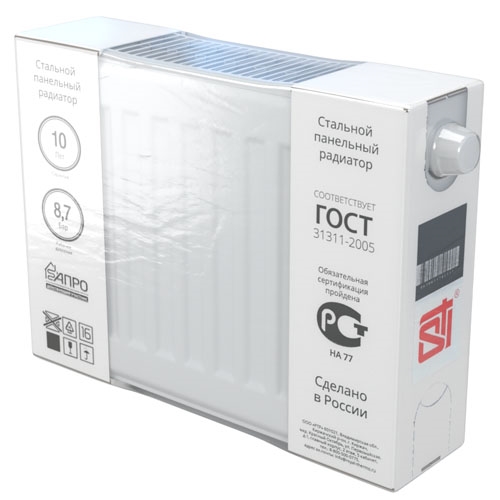 Стальной панельный радиатор STI Ventil Compact 22-300-400 т тт000015197