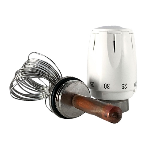 Термостатическая головка H-01 М30x1,5 с погружным датчиком и заглушкой т тт000015097