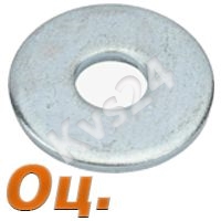 Шайба увеличенная оцинкованная М 4 DIN 127 Kvs 108670