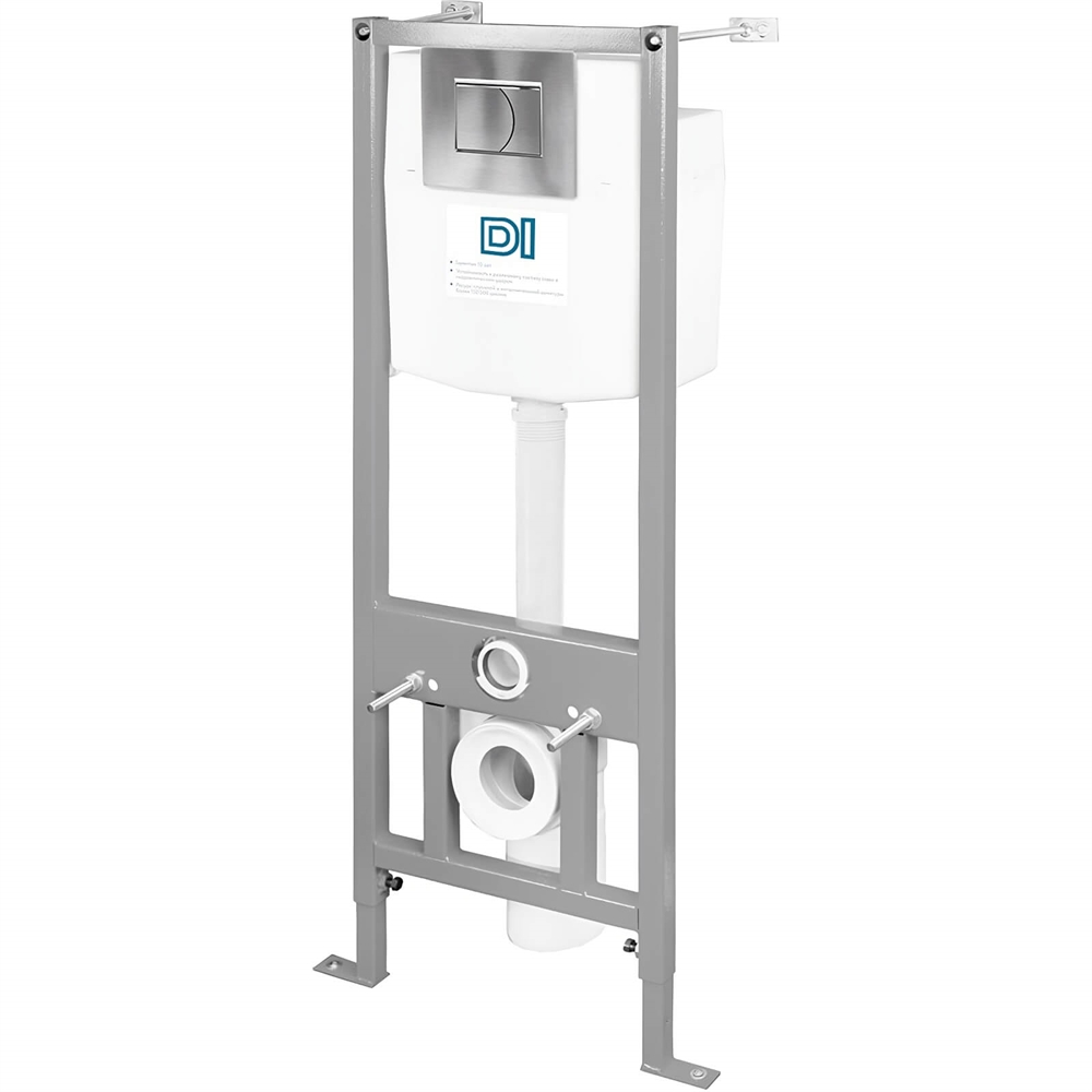 Подвесной унитаз Rosa Рио (инсталляция DI, сиденье микролифт, кнопка хром) т тт000017857