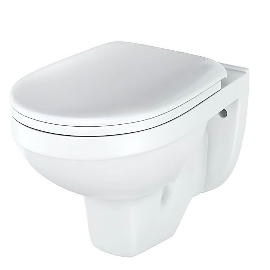 Подвесной унитаз Rosa Рио (инсталляция DI, сиденье микролифт, кнопка хром) т тт000017857