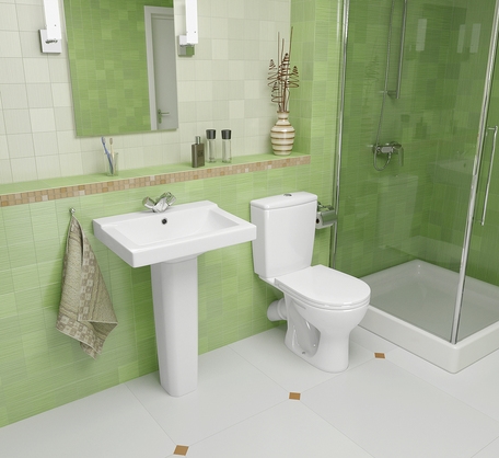 Умывальник Santeri Орион 57 белый (с переливом, без пьедестала) т 00000004558