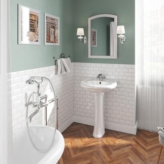 Умывальник Santeri Воротынский 57 белый (без пьедестала) т тт000014179