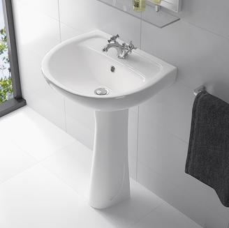 Умывальник Santeri Версия 57 белый (с переливом, без пьедестала) т тт000014468