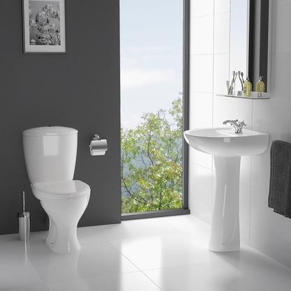 Умывальник Santeri Версия 57 белый (с переливом, без пьедестала) т тт000014468