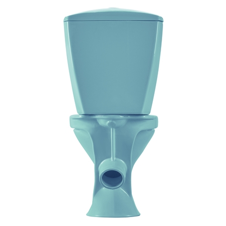 Унитаз-компакт Santeri Версия голубой (арматура и сиденье, косой выпуск) т cт000001446