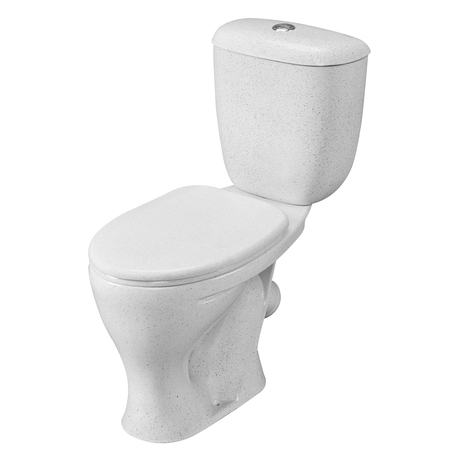 Унитаз-компакт Santeri Воротынский крап на белом (арматура и сиденье, косой выпуск) т cт000001453