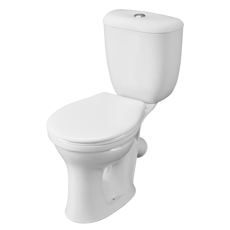 Унитаз-компакт Santeri Виктория белый (арматура и сиденье, косой выпуск) т тт000000048