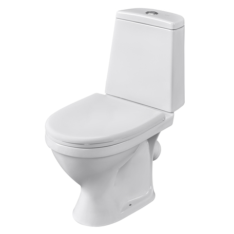 Унитаз-компакт Santeri Прайм белый (арматура и сиденье, косой выпуск) т тт000014178