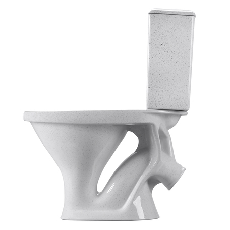 Унитаз-компакт Santeri Вест крап на белом (арматура и сиденье, косой выпуск) т тт000014683