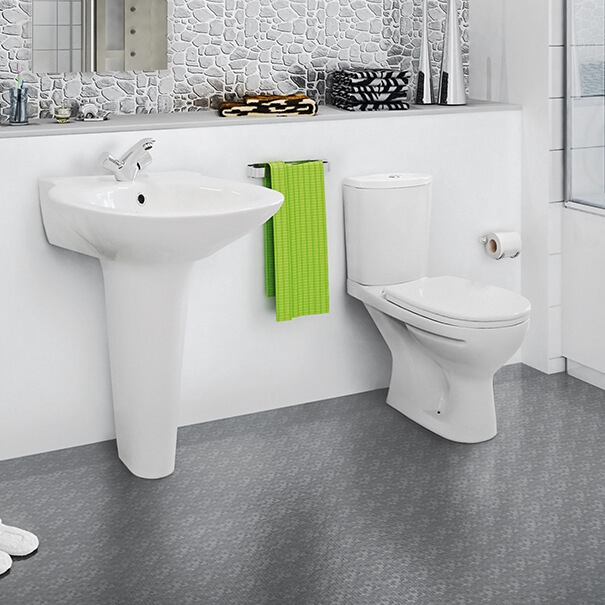 Унитаз-компакт Santeri Ультра белый (арматура и сиденье, косой выпуск) т тт000016562