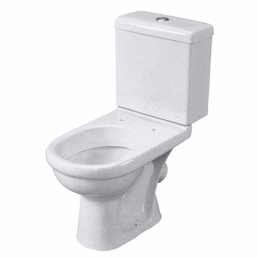 Унитаз-компакт Santeri Визит крап на белом (арматура и сиденье, косой выпуск) т тт000018516