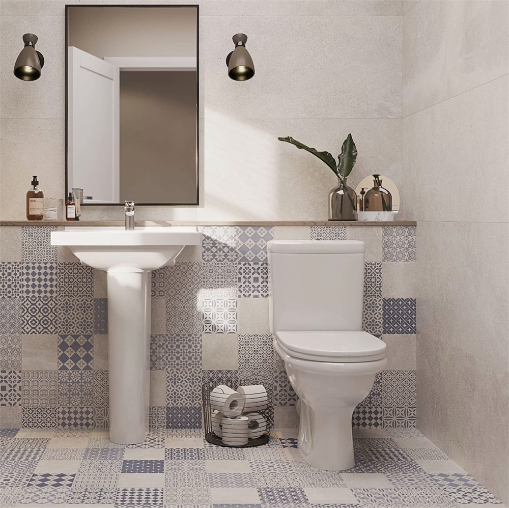 Унитаз-компакт Santeri Визит крап на белом (арматура и сиденье, косой выпуск) т тт000018516