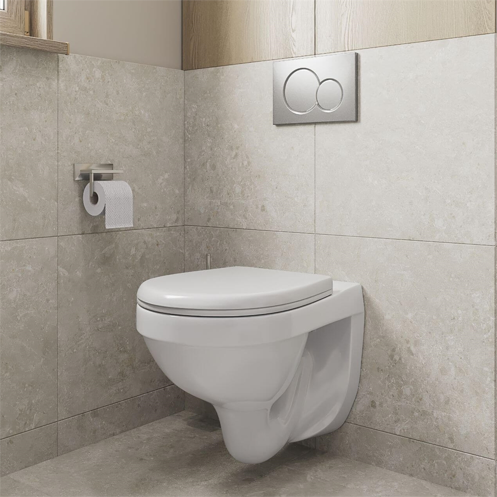 Подвесной унитаз Santeri Альфа ПЭК (инсталляция, сиденье, белая кнопка) т тт000019140