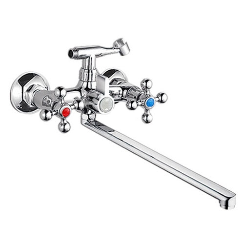 Смеситель универсальный Ligeya L2361 с плоским изливом и переключателем для душа т тт000014645