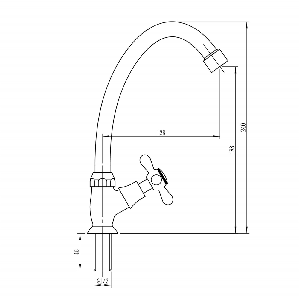 Смеситель водоразборный Ligeya L4165 для холодной воды т тт000014657