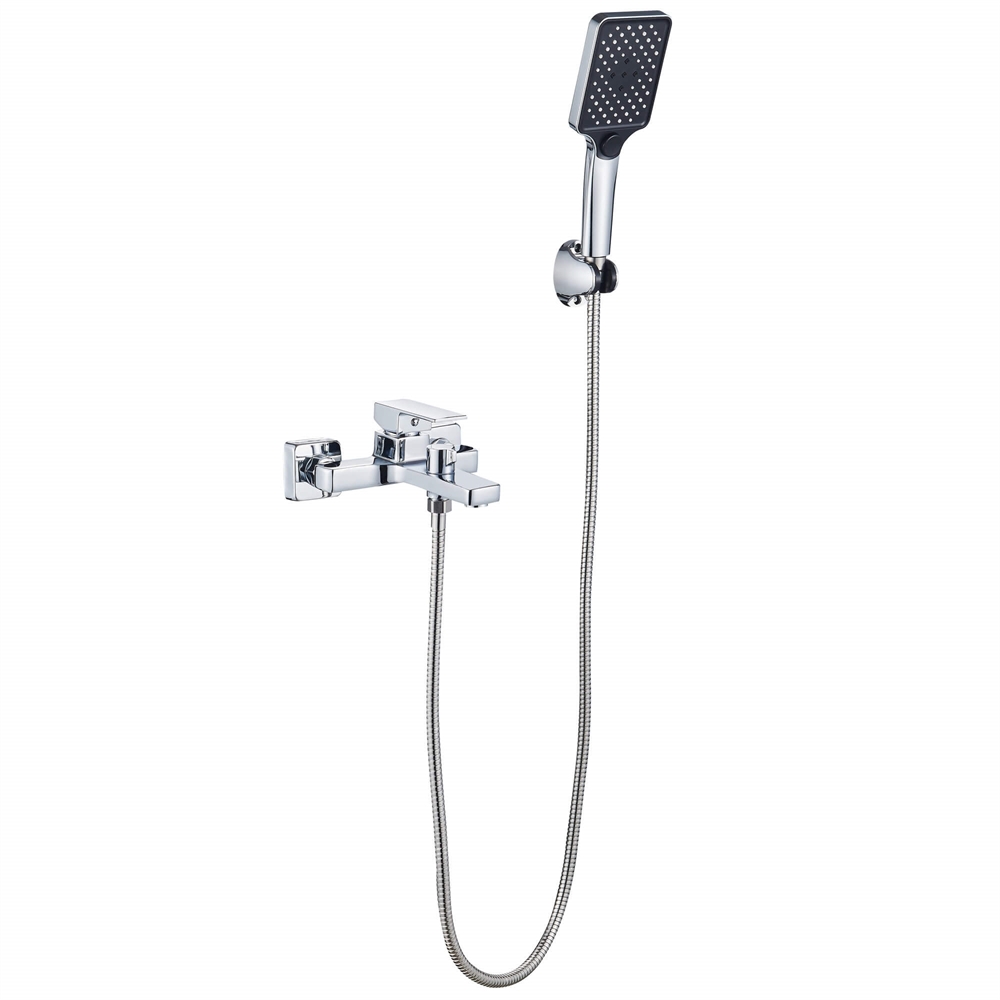 Смеситель для ванны Ligeya L3011 с душем одноручный с коротким изливом т тт000020027