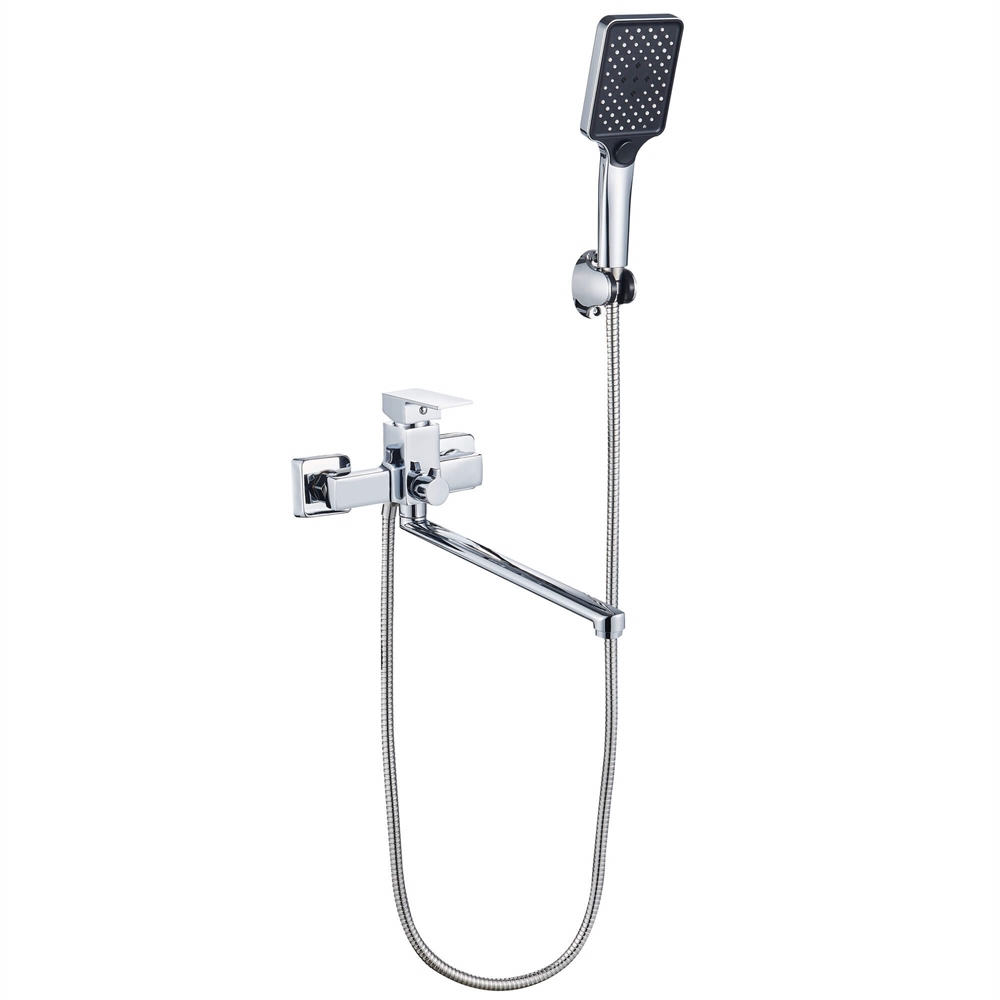 Смеситель для ванны Ligeya L9001 с душем одноручный с длинным изливом т тт000020028