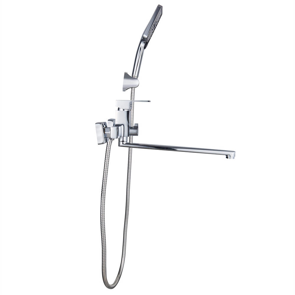 Смеситель для ванны Ligeya L9001 с душем одноручный с длинным изливом т тт000020028