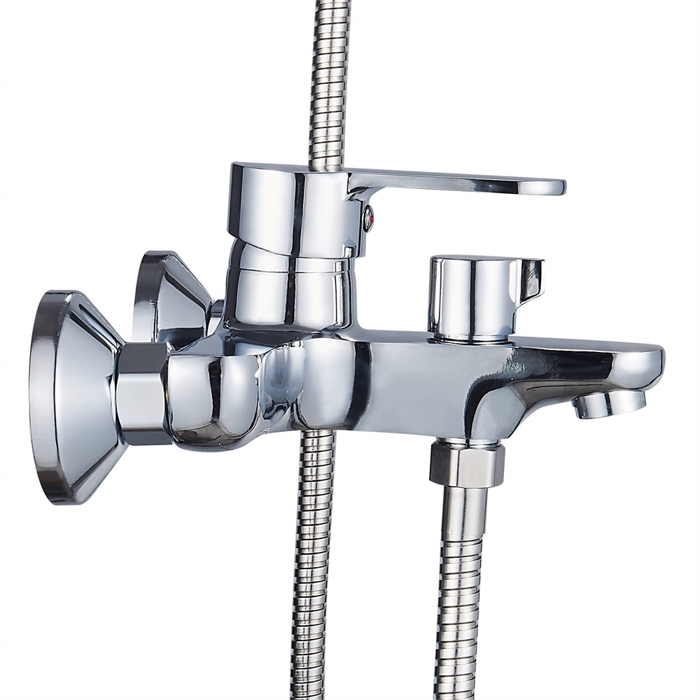 Смеситель для ванны Ligeya L3012 с душем одноручный с коротким изливом т тт000020035