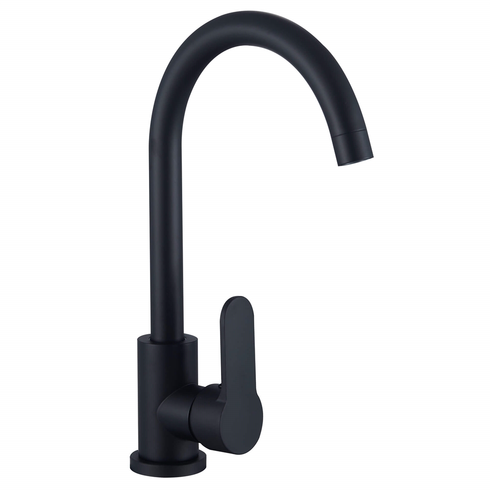 Смеситель для кухни Ligeya L7003B одноручный черный, нерж. т тт000020040