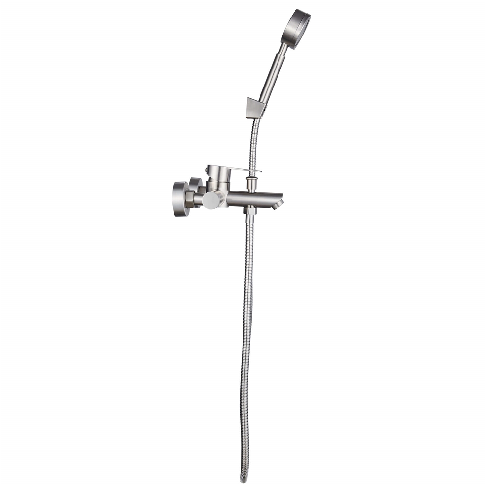 Смеситель для ванны Ligeya S3023 с душем одноручный с коротким изливом, нерж. т тт000020051