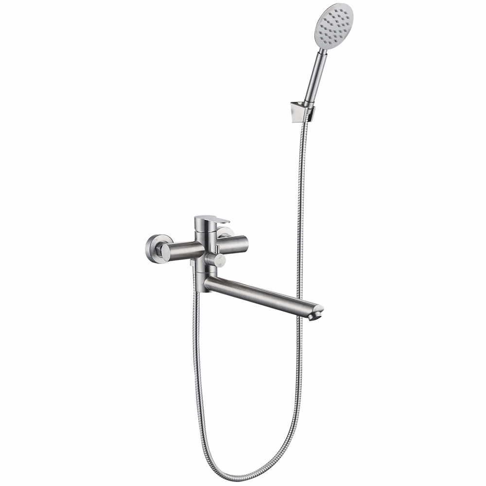 Смеситель для ванны Ligeya S3025 с душем одноручный, нерж. т тт000020053