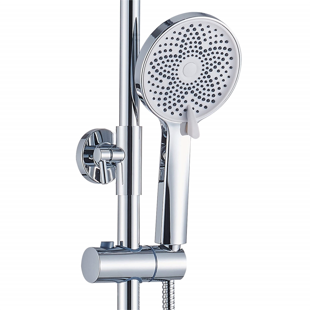 Душевая система Ligeya L1203 с одноручным смесителем, изливом, тропическим и ручным душем т тт000020060