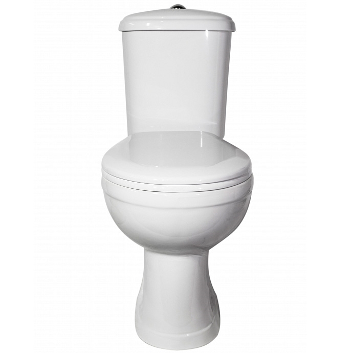 Унитаз-компакт ОК Дора Стандарт белый (арматура, гофра и сиденье, гориз. выпуск) т тт000002384