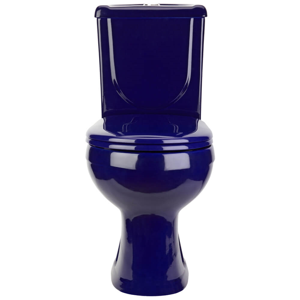 Унитаз-компакт ОК Ирида Стандарт синий (арматура, гофра и сиденье, гориз. выпуск) т тт000016553