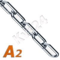 Цепь сварная длиннозвенная А2 1,5X12 Kvs 108791