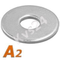 Шайба плоская увеличенная (кузовная) А2 для резьбы M 2,5 Kvs 108651