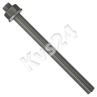 Шпилька резьбовая анкерная с шайбой и гайкой А4 12X200, нержавеющая kvs- 107218