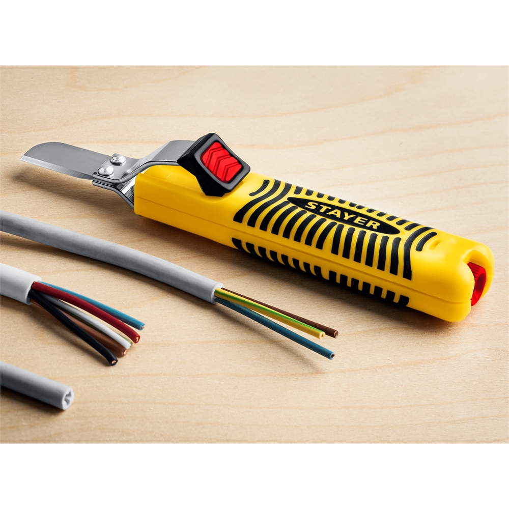STAYER  8 - 28 мм, съемник изоляции кабелей (2-45303) 2-45303