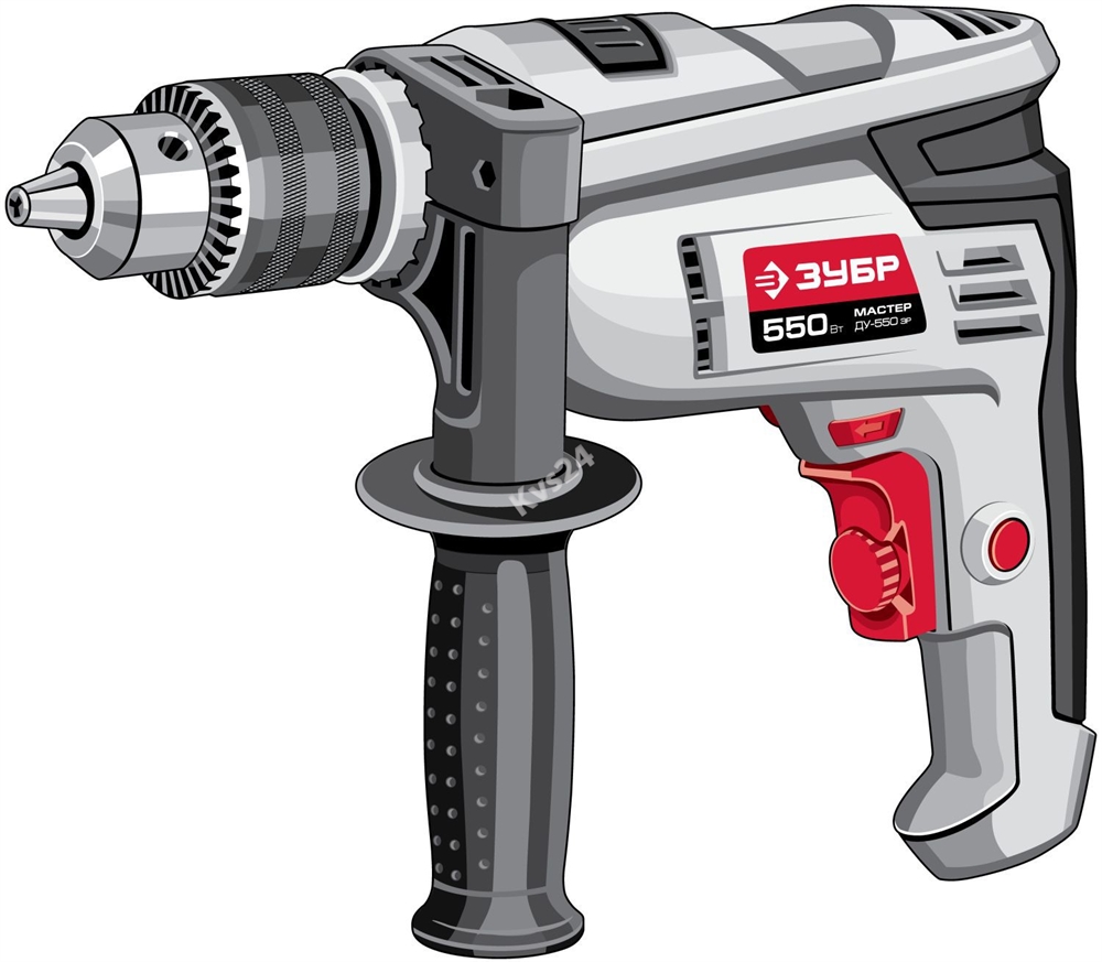 ЗУБР  550 Вт, 13 мм, ударная дрель (ДУ-550 ЭР) ДУ-550 ЭР
