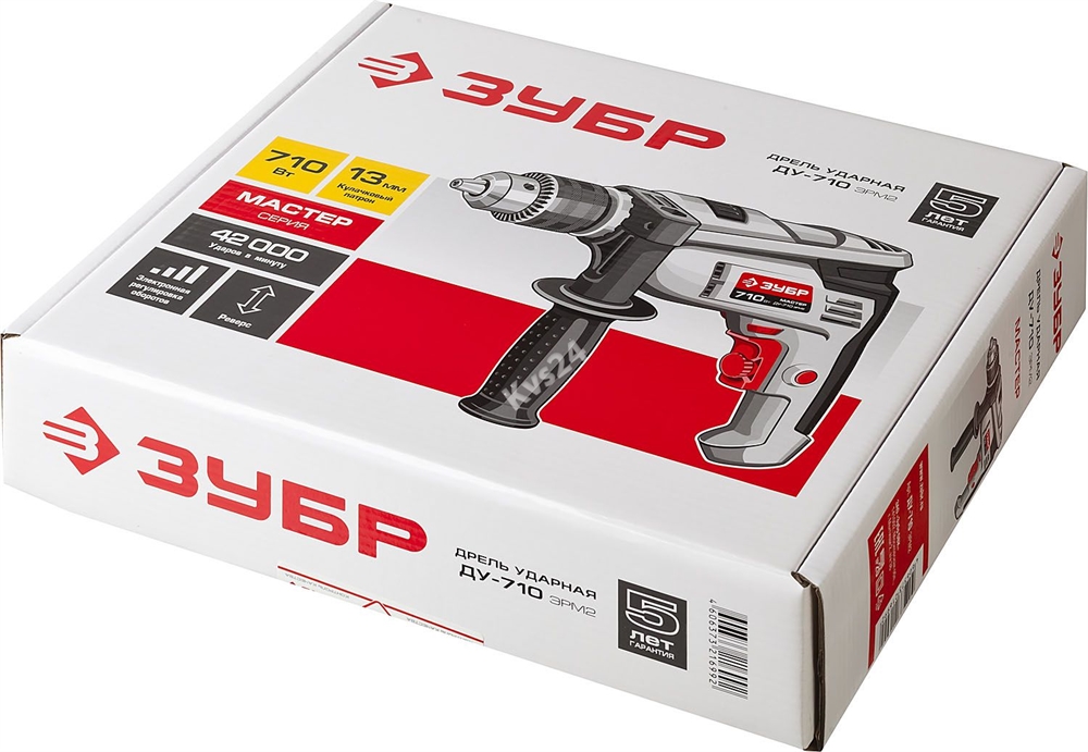 ЗУБР  710 Вт, 13 мм, ударная дрель (ДУ-710 ЭРМ2) ДУ-710 ЭРМ2