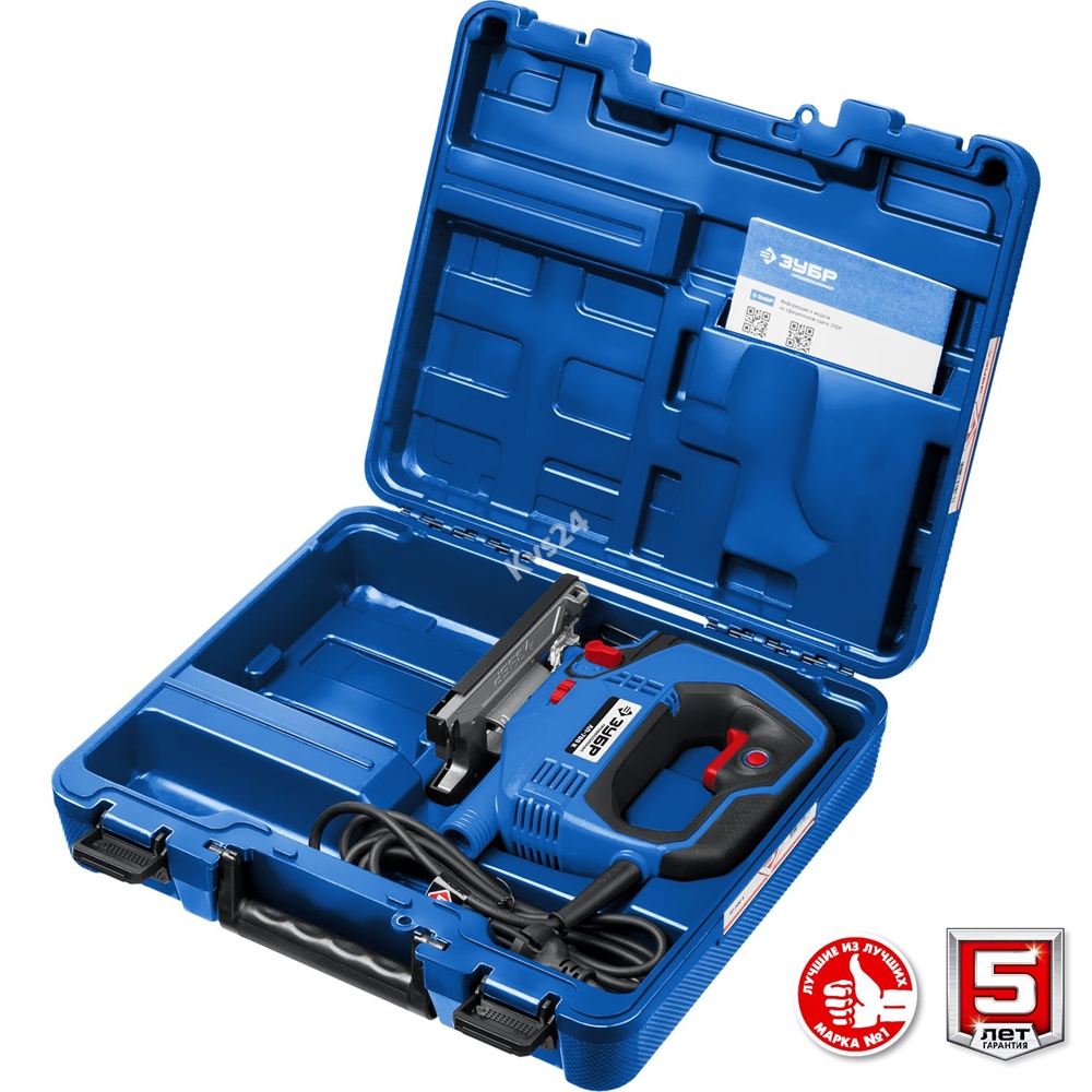 ЗУБР  700 Вт, 90 мм, электрический лобзик, кейс, Профессионал (ЛП-700 К) ЛП-700 К