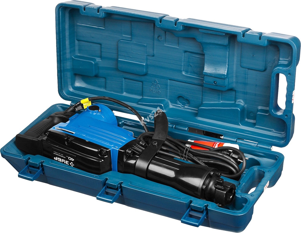 ЗУБР  Бетонолом, 40 Дж, 1700 Вт, отбойный молоток HEX-30, Профессионал (ЗМ-40-1700 К) ЗМ-40-1700 К