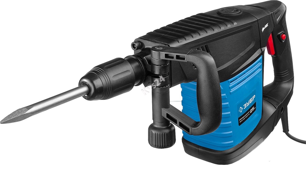 ЗУБР  25 Дж, 1500 Вт, АВТ, отбойный молоток SDS-Max, Профессионал (ЗММ-25-1500 ЭВК) ЗММ-25-1500 ЭВК