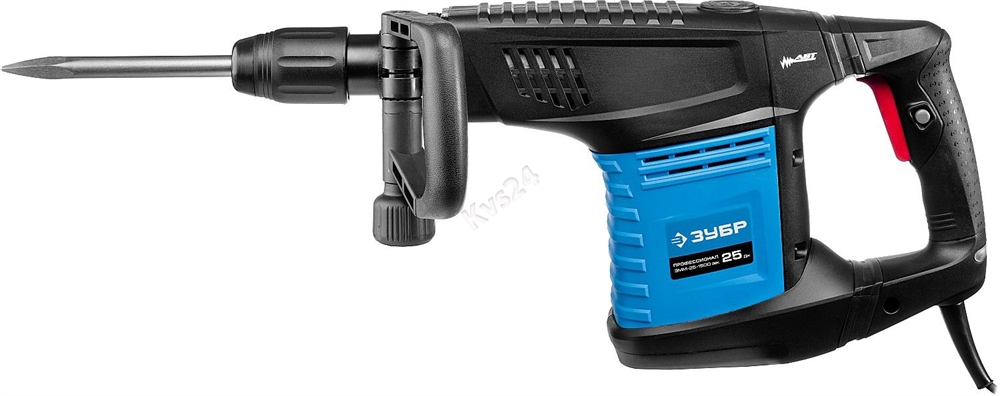ЗУБР  25 Дж, 1500 Вт, АВТ, отбойный молоток SDS-Max, Профессионал (ЗММ-25-1500 ЭВК) ЗММ-25-1500 ЭВК