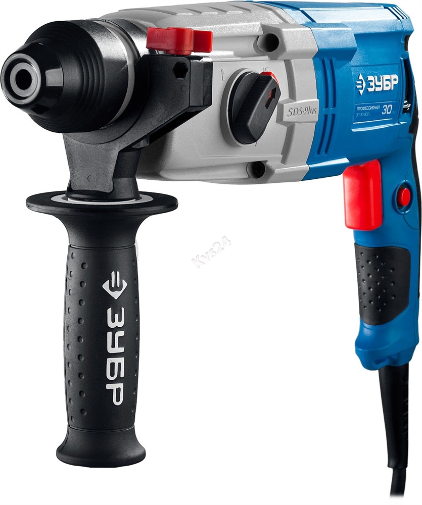 ЗУБР  30 мм, 900 Вт, перфоратор SDS Plus, Профессионал (ЗП-30-900 К) ЗП-30-900 К