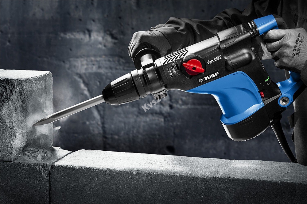 ЗУБР 1100 Вт, 40 мм, перфоратор SDS Max, серия Профессионал ЗПМ-40-1100 ЭК