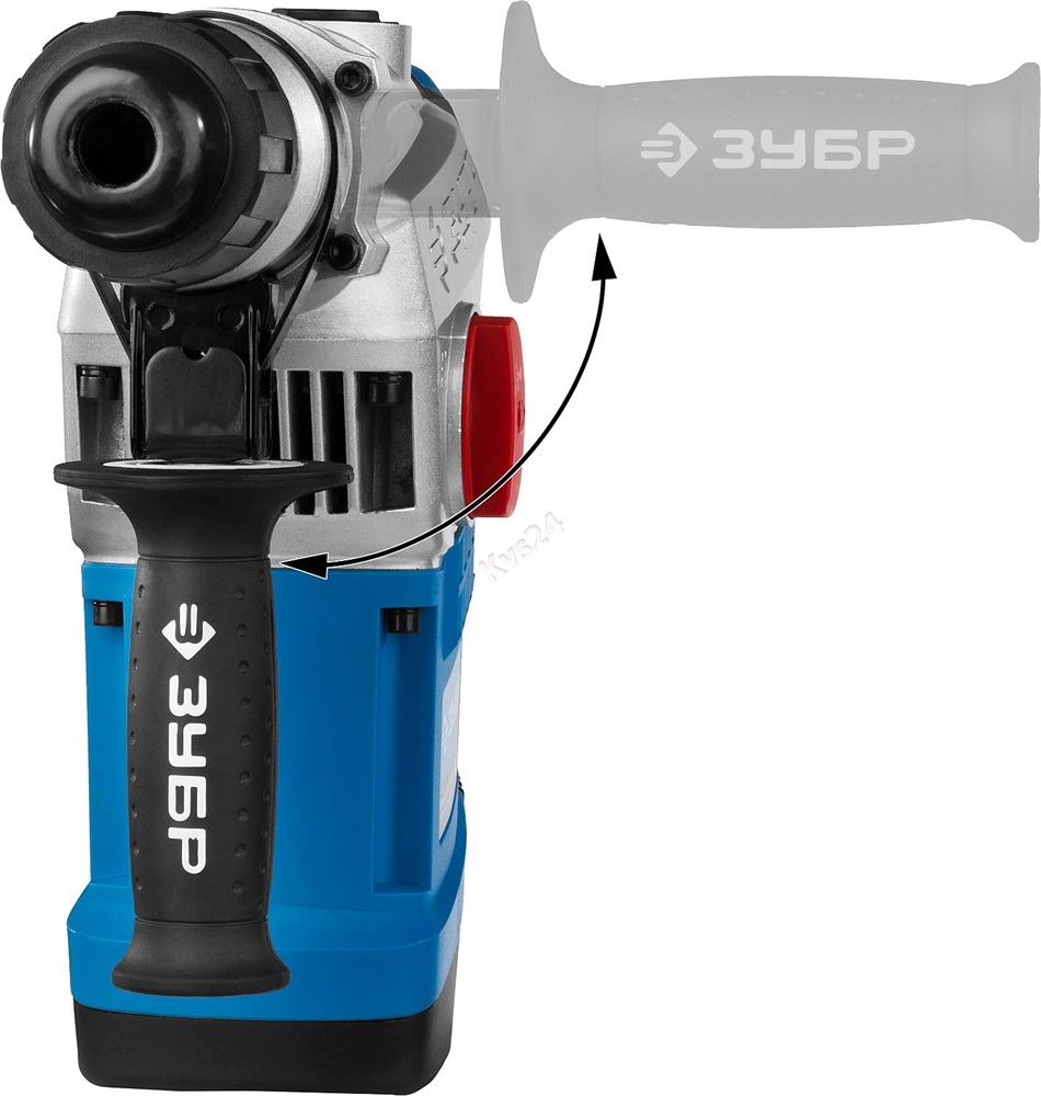 ЗУБР  40 мм, 1250 Вт, АВТ, перфоратор SDS-Max, Профессионал (ЗПМ-40-1250 ЭВК) ЗПМ-40-1250 ЭВК