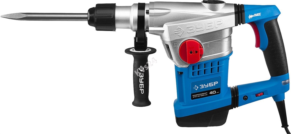 ЗУБР  40 мм, 1250 Вт, АВТ, перфоратор SDS-Max, Профессионал (ЗПМ-40-1250 ЭВК) ЗПМ-40-1250 ЭВК