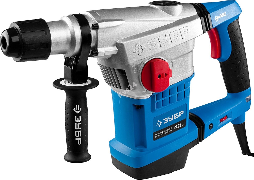 ЗУБР  40 мм, 1250 Вт, АВТ, перфоратор SDS-Max, Профессионал (ЗПМ-40-1250 ЭВК) ЗПМ-40-1250 ЭВК