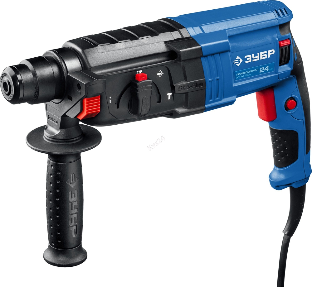 ЗУБР  24 мм, 750 Вт, перфоратор SDS Plus, Профессионал (ЗП-24-750 К) ЗП-24-750 К